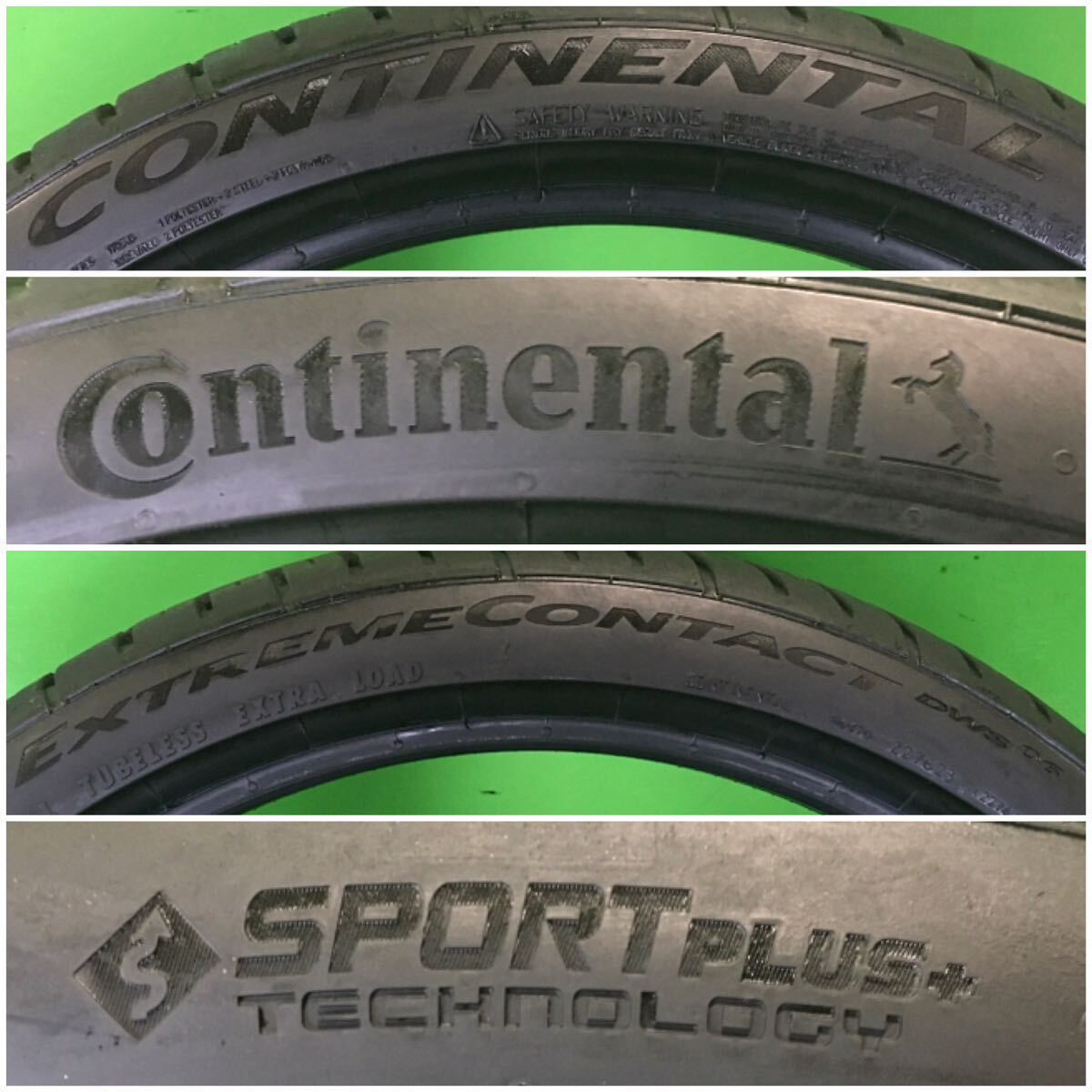 NT501 コンチネンタル CONTINENTAL EXTREME CONTACT DWS06 2018年製 タイヤ 235/35R19 91Y 2本のみ 【ベンツ A/Bクラス/BMW 3シリーズ】_画像7