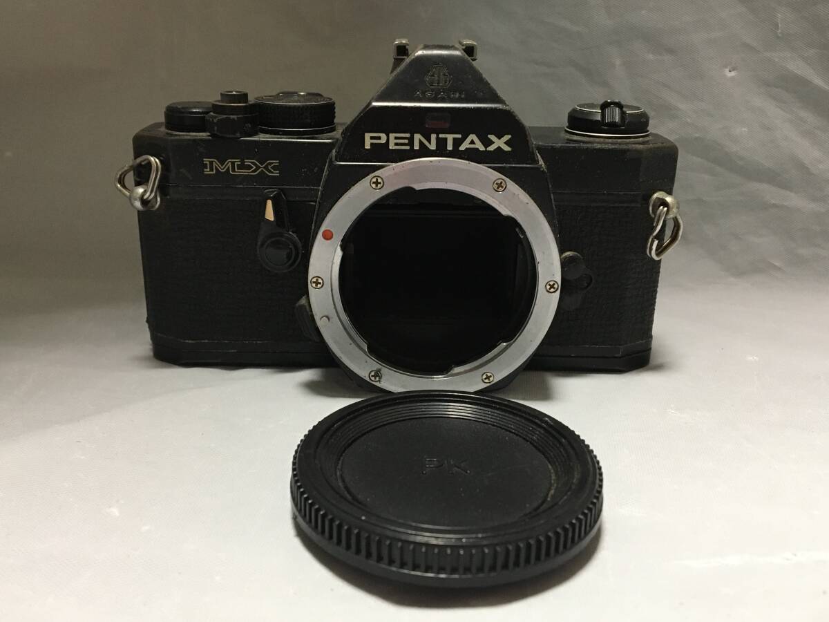 〇V120〇現状品 カメラ ASAHI PENTAX ペンタックス 本体 ボディ 5台まとめ MX Asahiflex KM レンズ SMC PENTAX-M 28mm 50mm 一眼レフカメラ_画像3