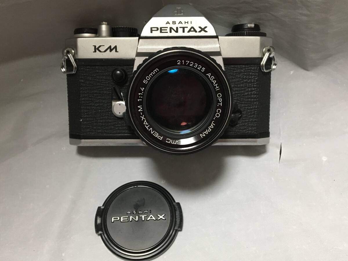 〇V120〇現状品 カメラ ASAHI PENTAX ペンタックス 本体 ボディ 5台まとめ MX Asahiflex KM レンズ SMC PENTAX-M 28mm 50mm 一眼レフカメラ_画像6