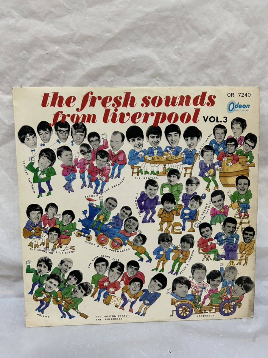 ◎V050◎LP レコード The Fresh Sounds From Liverpool Vol.3 リヴァプールの若者達 第3集/OR 7240/赤盤_画像1