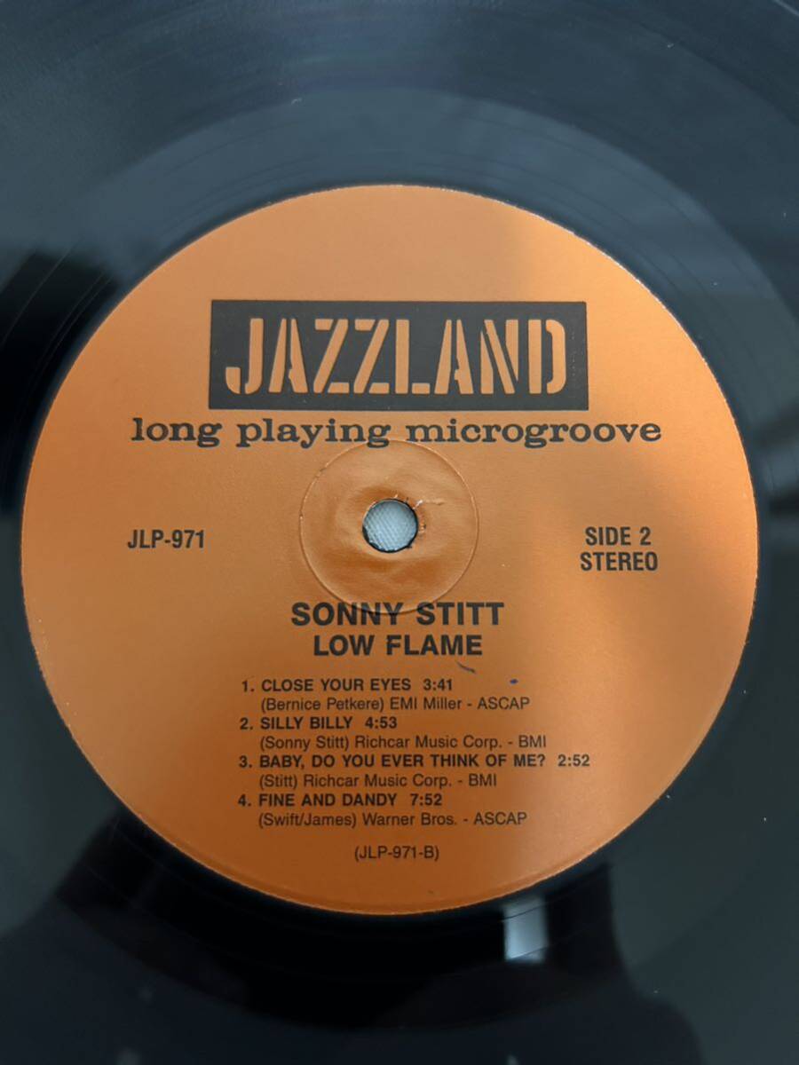 ◎V415◎LP レコード SONNY STITT ソニー・スティット/LOW FLAME/JLP-971/US盤の画像6