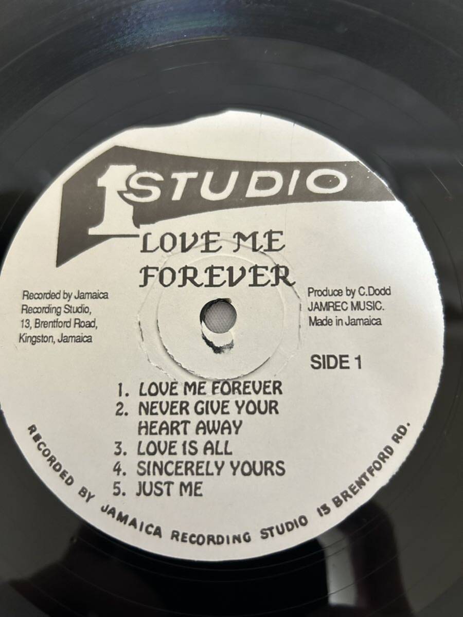 ◎V438◎LP レコード ジャマイカ盤 Carlton And The Shoes カールトン & シューズ/Love Me Forever/Studio one スタジオ1の画像4