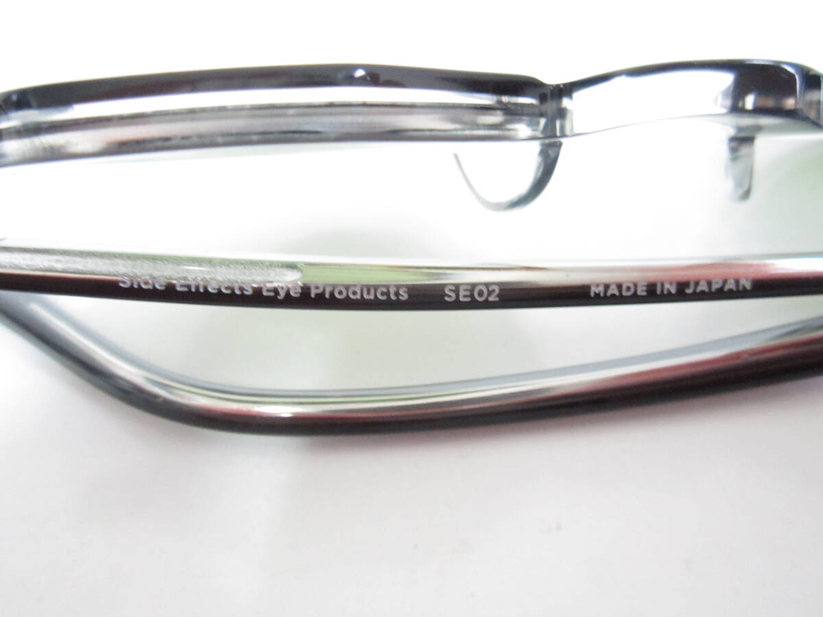 黒箱◆超希少　宮川氏デザイナー　Sida Effects Eye Products　SE02　サイドエフェクトプロダクツ　サングラス　眼鏡　程度良品_画像3