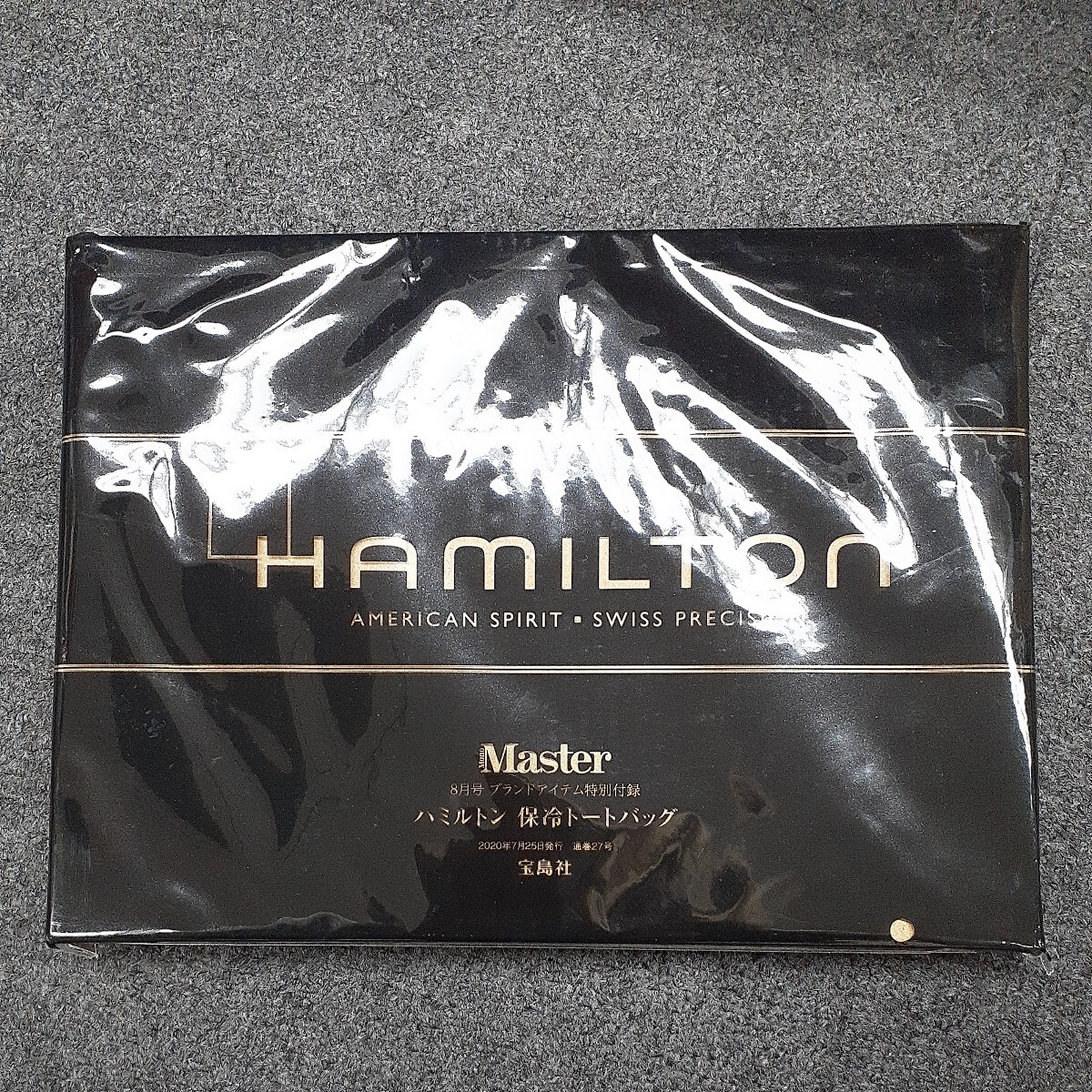 未開封 MonoMaster モノマスター ブランドアイテム特別付録 HAMILTON ハミルトン 保冷トートバッグ 2020年8月号 エの画像1