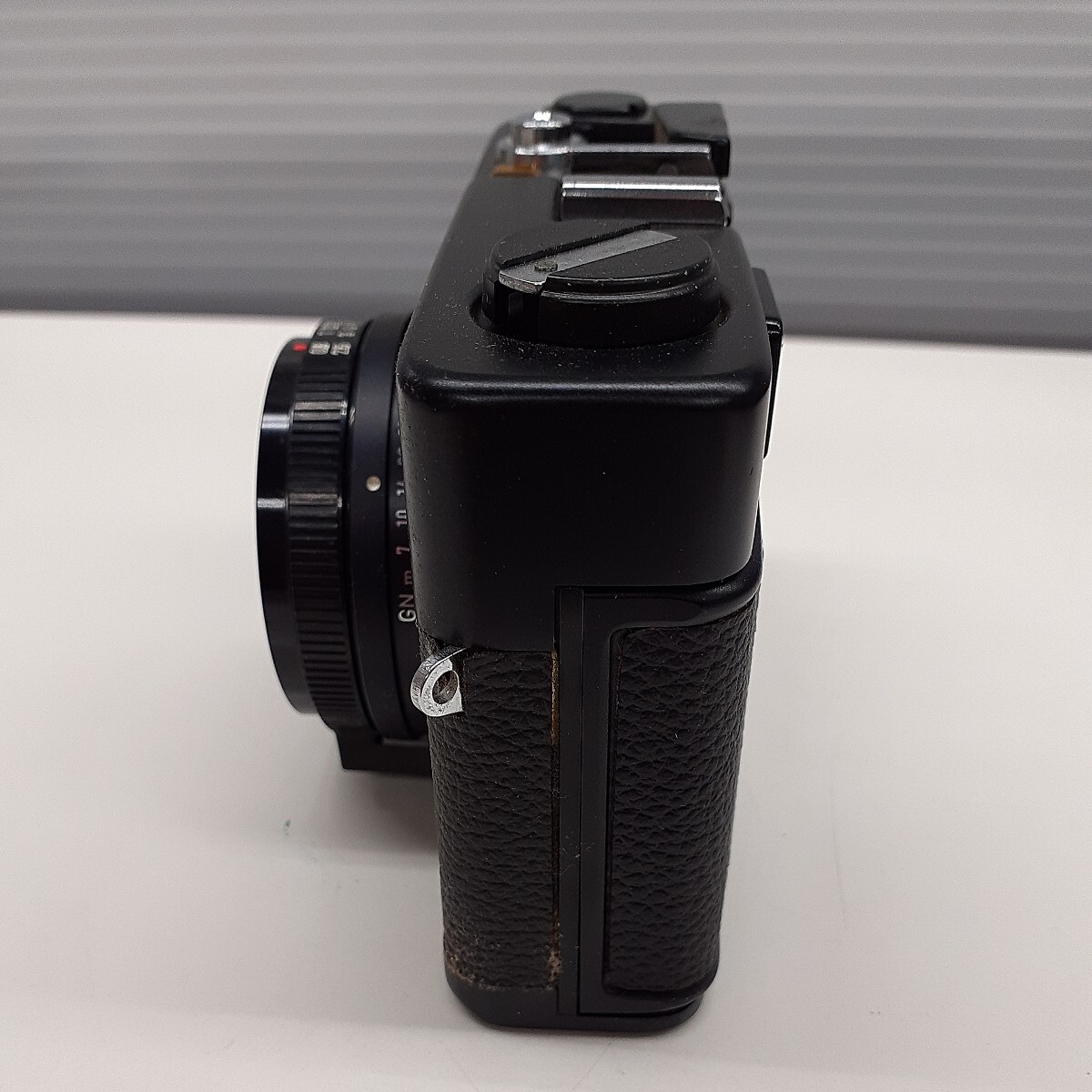 minolta HI-MATIC F ブラック / ROKKOR 1:2.7 f=38mm ミノルタ コンパクト フィルムカメラ 箱 保証書 説明書付き みの画像3