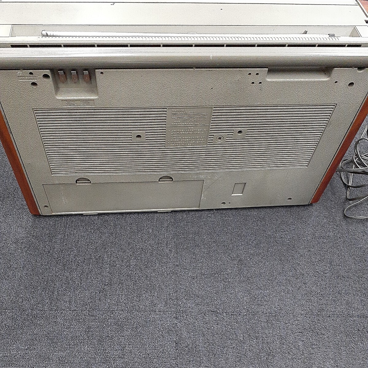 National ナショナル ステレオラジオカセット RX-5700 ラジカセ カセットレコーダー 昭和レトロ 中古品 だの画像6