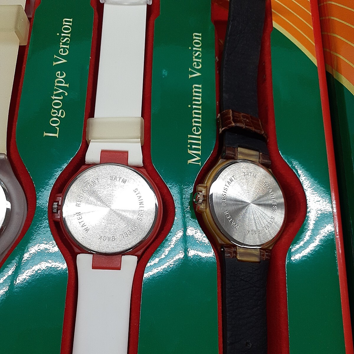 未使用保管品 SWATCH スウォッチ コカコーラ cocacola 2000年 オリンピック 限定モデル ウォッチ 腕時計 5本セット 電池切れ みの画像9