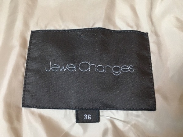 ジュエルチェンジズ Jewel Changes ダウンコート サイズ36 S ベージュ レディース 冬物 コート_画像3