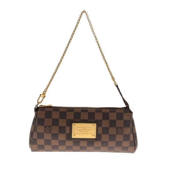 ルイヴィトン LOUIS VUITTON ハンドバッグ N55213 エヴァ ダミエキャンバス エベヌ DU0143 バッグ ダミエ_画像1