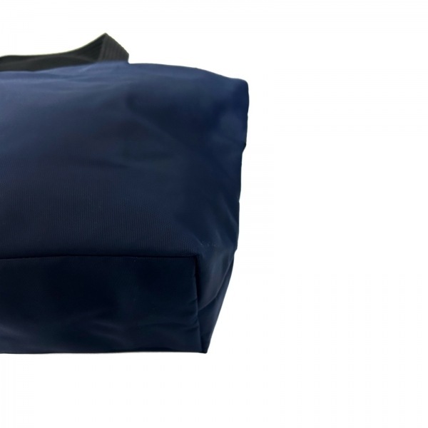  Herve Chapelier Herve Chapelier shoulder bag nylon square shoulder A4L nylon navy N line beautiful goods bag 