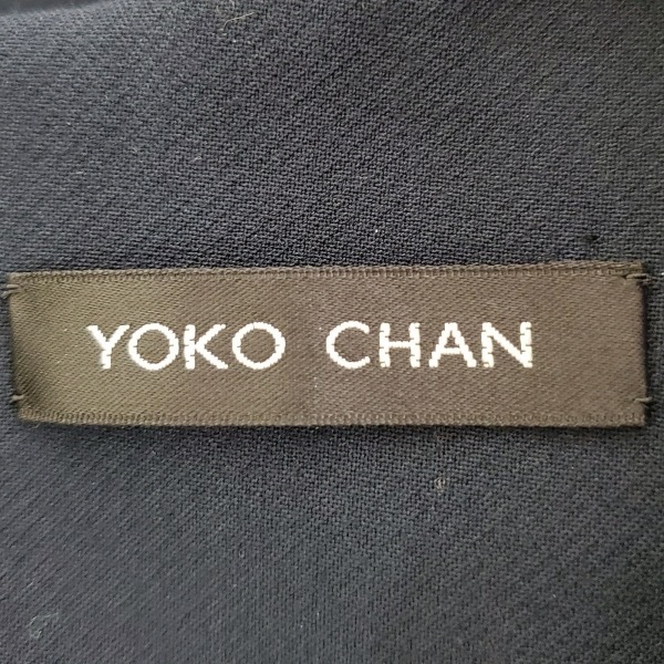 ヨーコ チャン YOKO CHAN レディースパンツセットアップ 黒 レディース フェイクパール 美品 レディーススーツの画像3