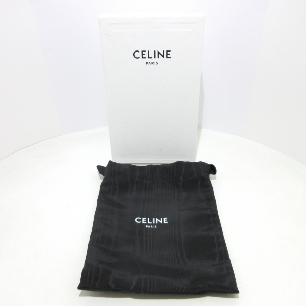 セリーヌ CELINE 携帯電話ケース/スマホカバー 10H742DCH.04LU モバイルポーチ トリオンフキャンバス×カーフスキン タン 美品 財布_画像9