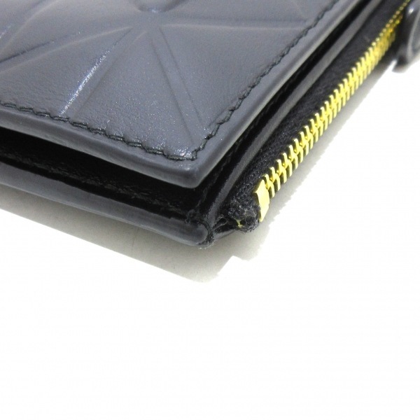 プラダ PRADA 2つ折り財布/ミニ/コンパクト 1ML050 2CLU F0002 - レザー 黒 型押し/トライアングルロゴ 美品 財布の画像7