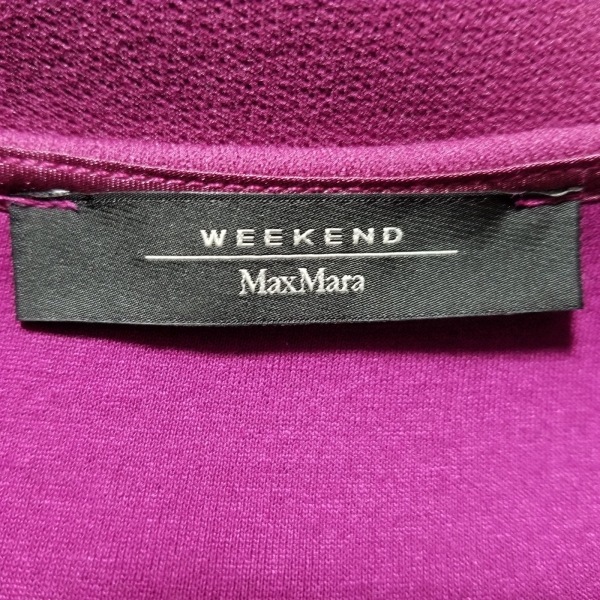 マックスマーラウィークエンド Max MaraWEEKEND サイズM - ピンク レディース クルーネック/ノースリーブ/ひざ丈 美品 ワンピース_画像3