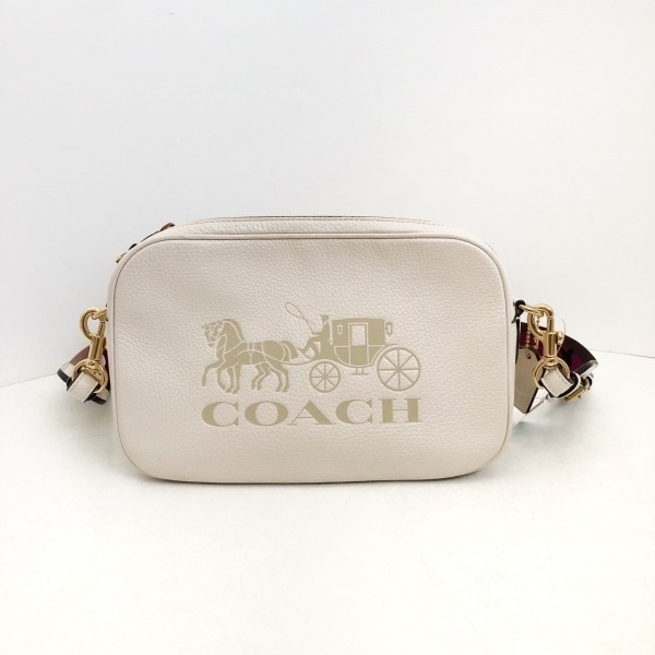 コーチ COACH ショルダーバッグ 75818 ジェス クロスボディ レザー アイボリー 美品 バッグ_画像1