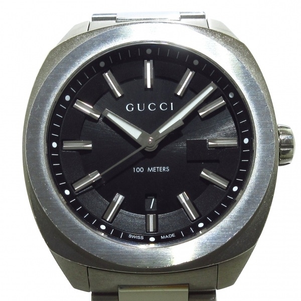 GUCCI(グッチ) 腕時計 - 142.3 メンズ 黒