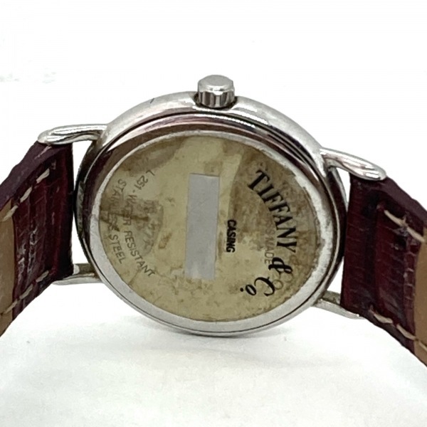 TIFFANY&Co.(ティファニー) 腕時計 ローマンインデックス L251 レディース 社外ベルト 白の画像4