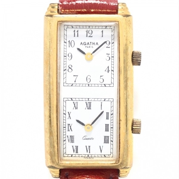 Agatha Watch -ladies Double Face White