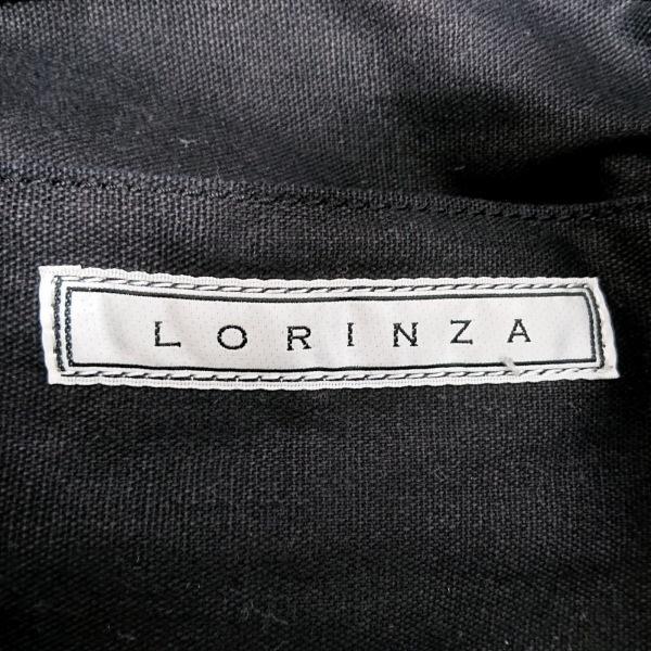 ロリンザ LORINZA ボストンバッグ - キャンバス×レザー 黒 本体ロックなし バッグ_画像8
