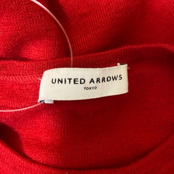 ユナイテッドアローズ UNITED ARROWS 長袖セーター/ニット - レッド レディース クルーネック/カシミヤ トップス_画像3