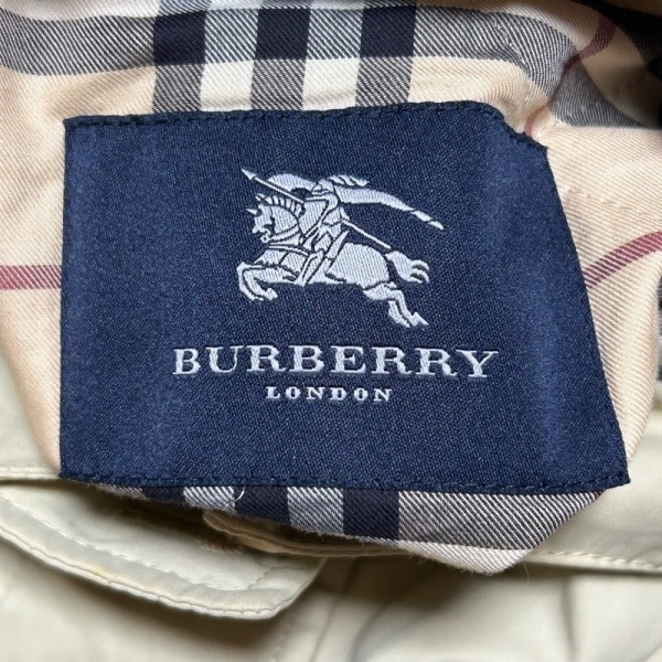 バーバリーロンドン Burberry LONDON サイズ40 L - 綿、ナイロン ベージュ レディース 長袖/中綿/秋/冬 コート_画像3