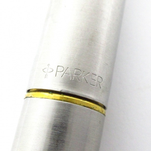 パーカー PARKER 万年筆 - 金属素材 シルバー×ゴールド インクなし ペン_画像2