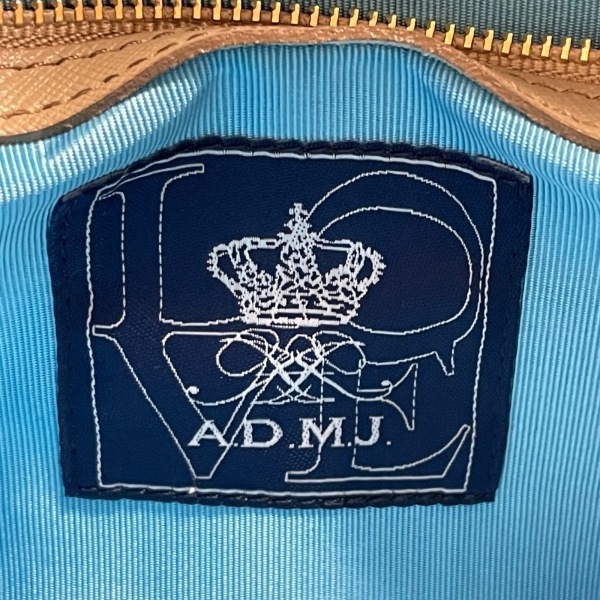 アクセソワ・ドゥ・マドモワゼル AccessoiresDeMademoiselle(ADMJ) トートバッグ - レザー カーキ×ライトブラウン 美品 バッグ_画像8