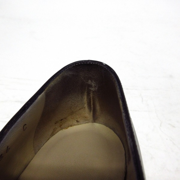 グッチ GUCCI パンプス 36 C ホースビット レザー×金属素材 黒×ゴールド レディース アウトソール張替済 靴の画像10