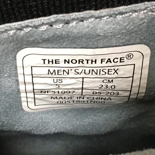 ノースフェイス THE NORTH FACE ショートブーツ 23 NF51997 - 化学繊維 黒 ユニセックス 靴_画像6