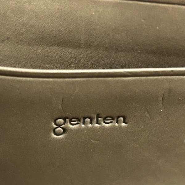 ゲンテン genten 長財布 - レザー ブルーグリーン L字ファスナー 財布の画像5