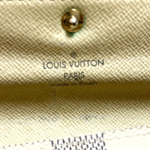 ルイヴィトン LOUIS VUITTON 長財布 N61735 ポルトフォイユサラNM2 ダミエキャンバス アズール イニシャル刻印 CA1049 財布 ダミエ_画像5