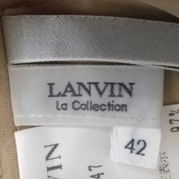 ランバン LANVIN ロングスカート サイズ42 L - ベージュ レディース ボトムス_画像3