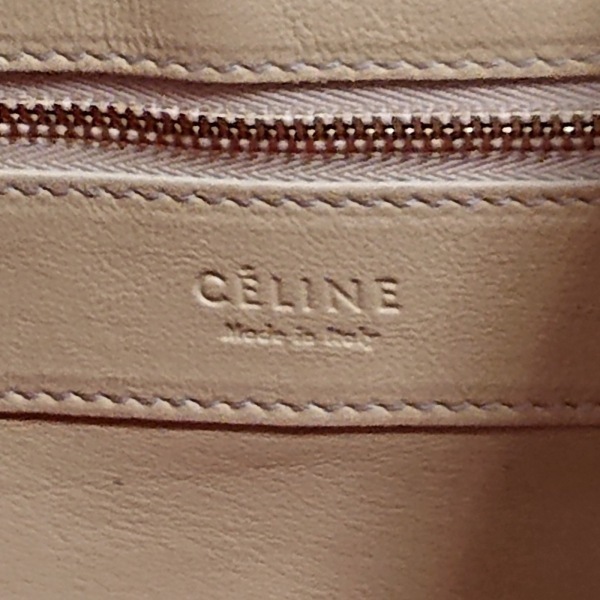 セリーヌ CELINE トートバッグ ホリゾンタルカバ レザー レッド×ベージュ ハート バッグ_画像8