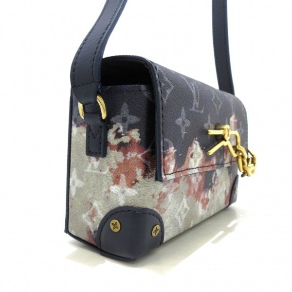  Louis Vuitton LOUIS VUITTON сумка на плечо M82900s чай ma- переносной бумажник монограмма * осветлитель парусина мужской 