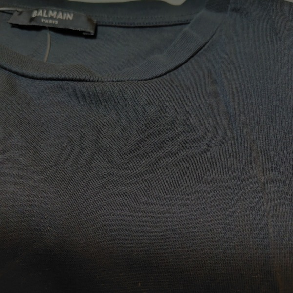 バルマン BALMAIN 半袖カットソー サイズXL - 黒×白 レディース クルーネック トップス_画像6