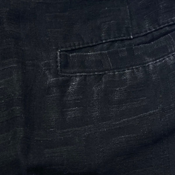フェンディ FENDI jeans パンツ サイズI40 M - 黒 レディース フルレングス/ズッカ柄 ボトムスの画像7