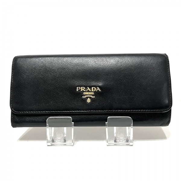 プラダ PRADA 長財布 - レザー 黒 財布_画像1