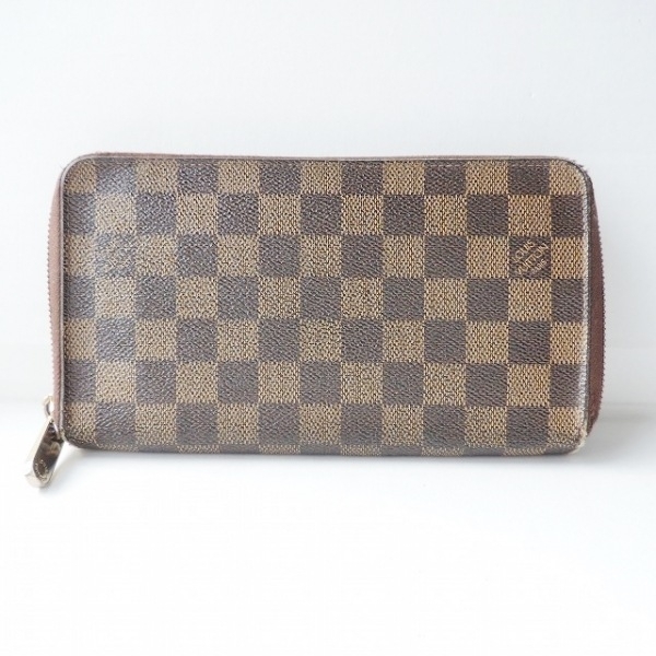 ルイヴィトン LOUIS VUITTON 長財布 N60003 ジッピーオーガナイザー ダミエ・キャンバス エベヌ VI1025 財布 ダミエ_画像1