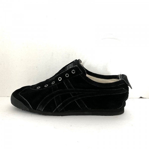 アシックス・オニツカタイガー asics Onitsuka Tiger スニーカー 24 - スエード 黒 レディース 靴_画像1