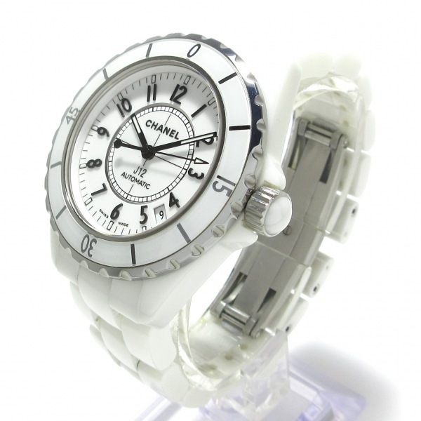 CHANEL( Chanel ) wristwatch J12 H0970 men's white ceramic /38mm/ old model white 