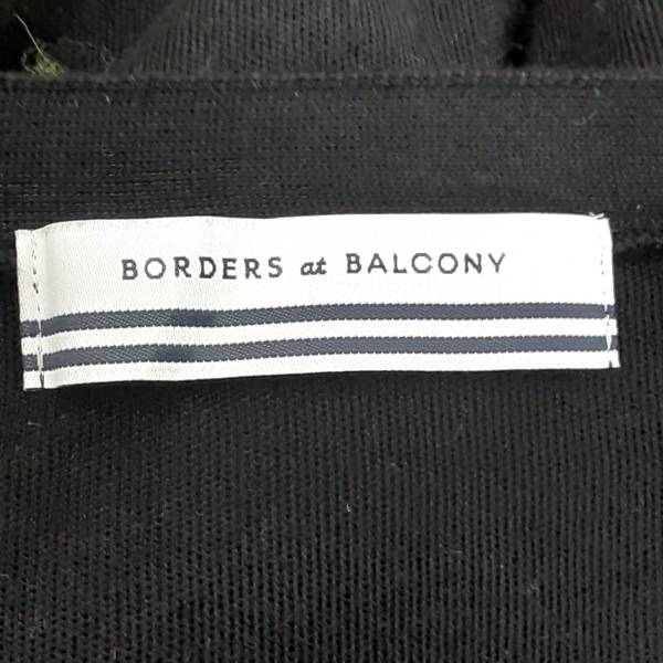 ボーダーズアットバルコニー BORDERS at BALCONY カーディガン サイズ38 M - 黒 レディース 長袖 トップス_画像3