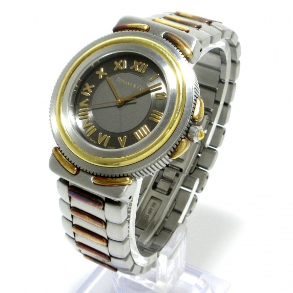 TIFFANY&Co.(ティファニー) 腕時計 インタリオ M0822 メンズ ダークグレー_画像2
