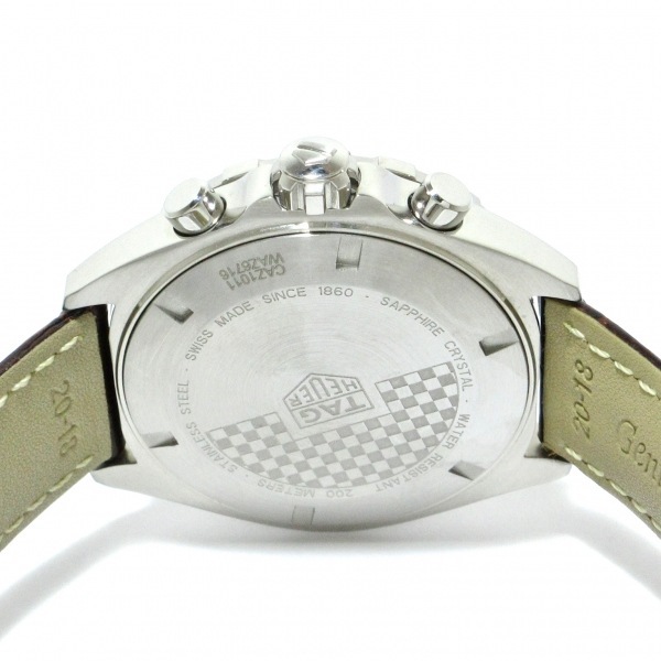 TAG Heuer(タグホイヤー) 腕時計■美品 フォーミュラ1 CAZ1011.BA0843 メンズ 社外ベルト/SS×セラミック/クロノグラフ ダークグレー_画像3