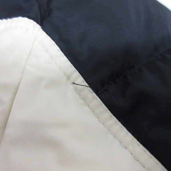 モンクレール MONCLER ダウンジャケット サイズ1 S GARONNE ダークネイビー×白 レディース 冬物/長袖 ジャケットの画像7