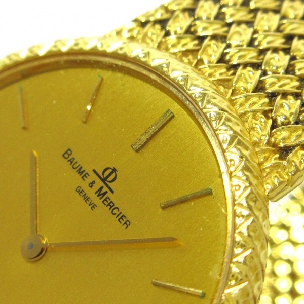 BAUME&MERCIER(ボーム&メルシエ) 腕時計 - 15143.9 メンズ 金無垢 ゴールド_画像9