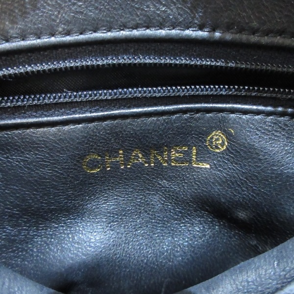 シャネル CHANEL ショルダーバッグ マトラッセ エナメル（レザー） 黒 レディース チェーンショルダー/ゴールド金具/タッセル 1番台 バッグ_画像7