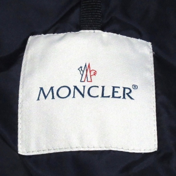 モンクレール MONCLER ダウンジャケット サイズ2 M AMANCE(アマンス) ダークネイビー×黒 レディース 長袖/冬 ジャケット_画像3