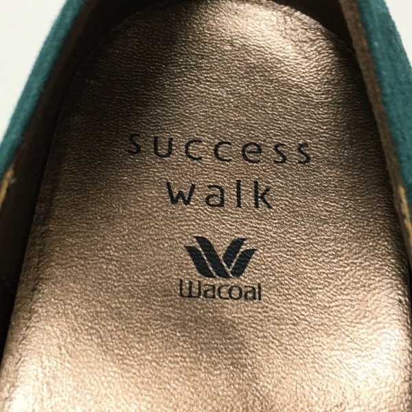 サクセスウォーク(ワコール) SUCCESS WALK(Wacoal ) パンプス 22 1/2EE - スエード グリーン レディース 靴の画像5