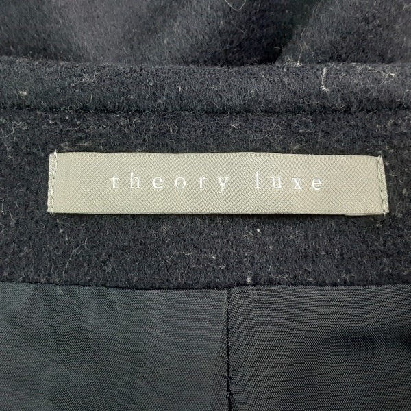  theory ryukstheory luxe size 38 M - navy lady's long sleeve / winter beautiful goods coat 