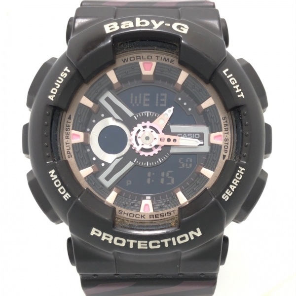 CASIO(カシオ) 腕時計 Baby-G BA-110CH レディース 黒の画像1